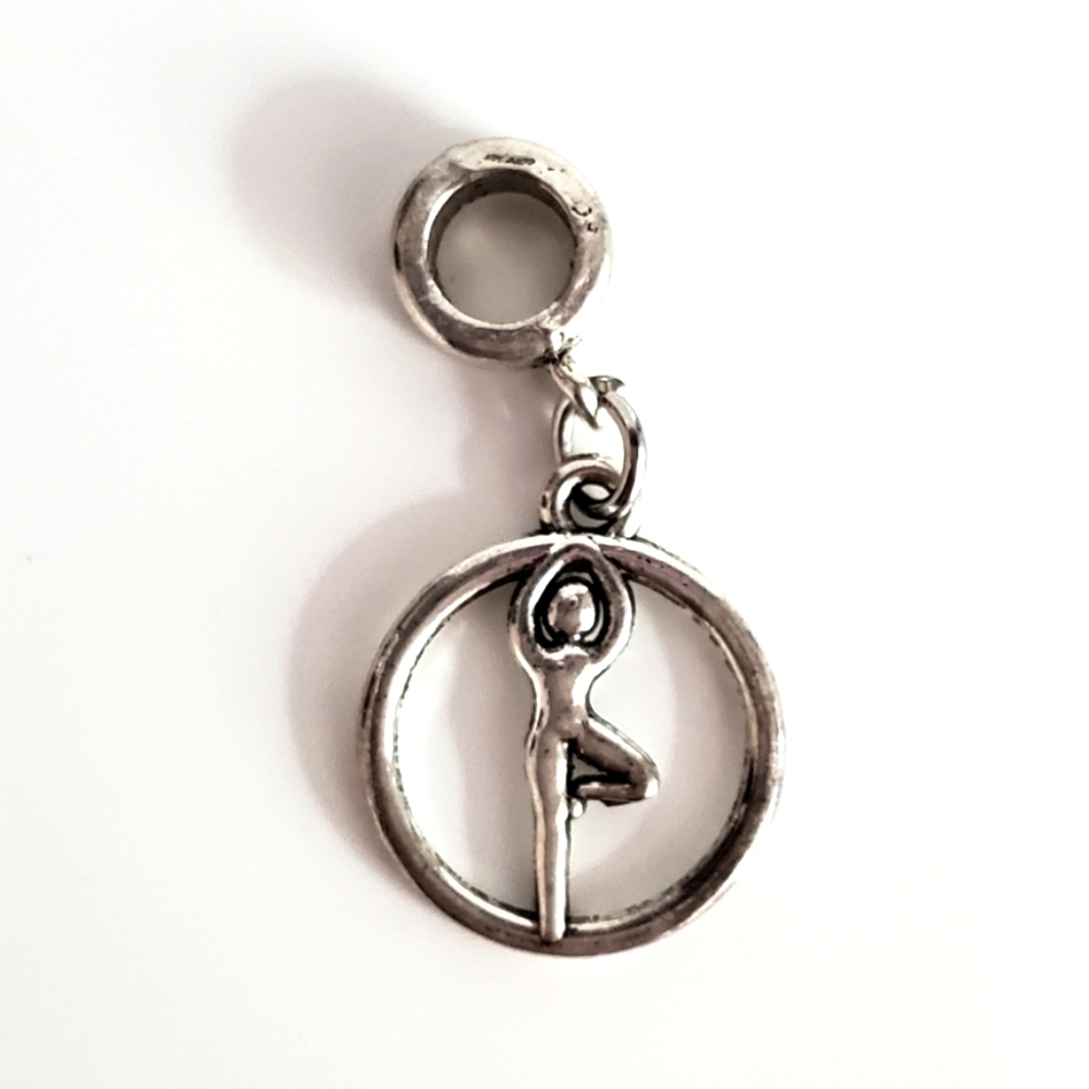 Charm pendant, YOGA
